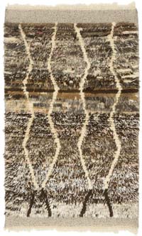 Yeni Fas Stili El Dokuma Tulu - 100 cm x 165 cm