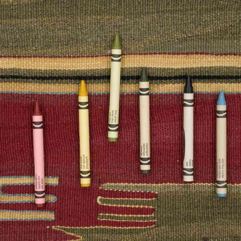 New Handwoven Turkish Kilim Rug - 3' 10" x 5' 11" (46" x 71") - K0061683