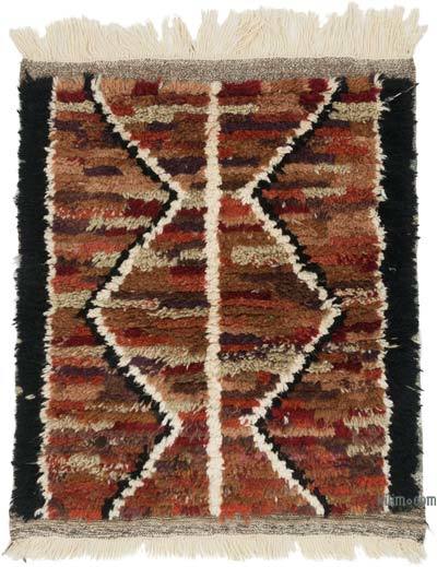 Moroccan Style Hand-Knotted Tulu Rug - 3'  x 3' 6" (36 in. x 42 in.)