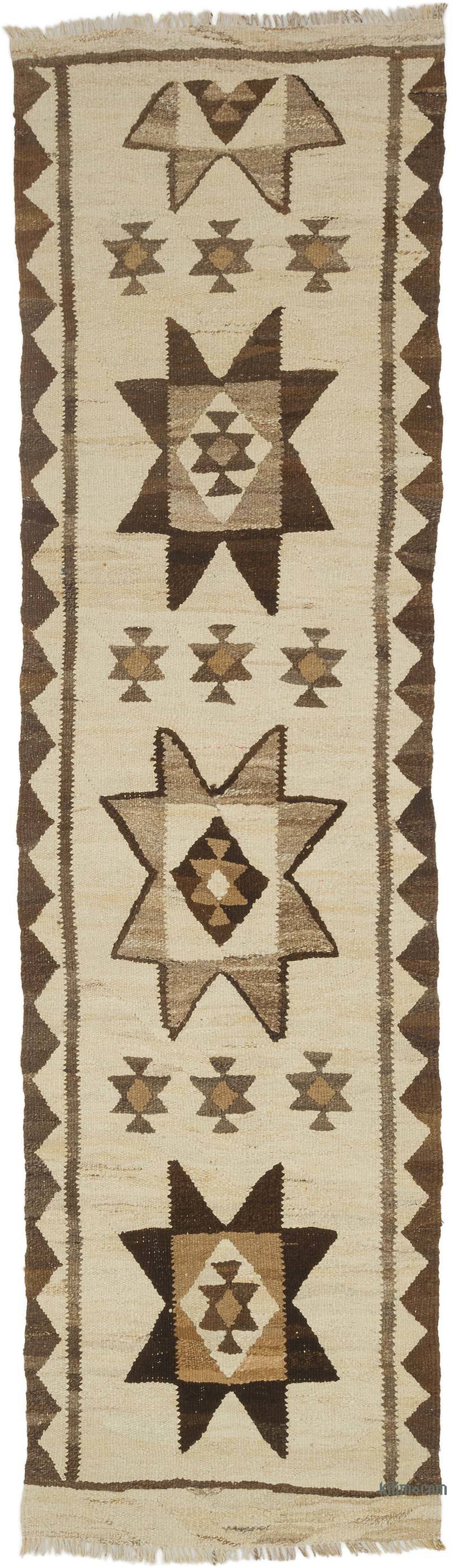 Alfombra Kilim Tribal Vintage - 87 cm x 300 cm - K0061685