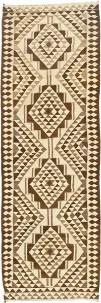 Vintage Tribal Kilim Runner - 3' 8" x 10' 10" (44" x 130")