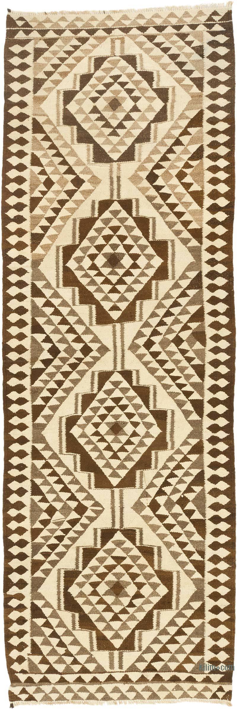 Alfombra Kilim Tribal Vintage - 111 cm x 330 cm - K0061705