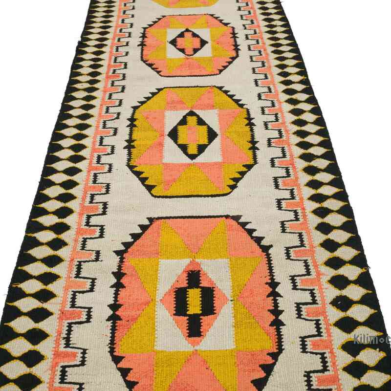 Vintage Anadolu Kilim Yolluk - 97 cm x 381 cm - K0061818