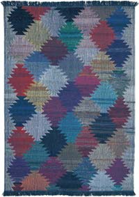New Handwoven Turkish Kilim Rug - 8' 2" x 11' 7" (98" x 139")
