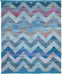 New Handwoven Turkish Kilim Rug - 9' 2" x 10' 8" (110" x 128")