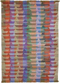 New Handwoven Turkish Kilim Rug - 10'  x 13' 7" (120" x 163")