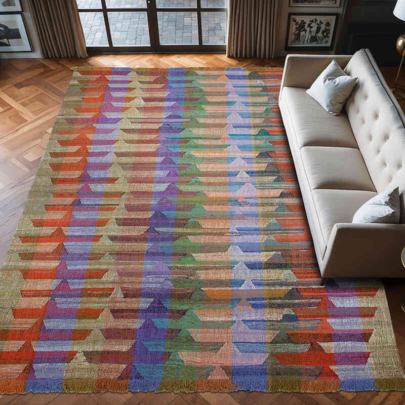 Nueva Alfombra Turca Kilim - 305 cm x 414 cm - K0061844