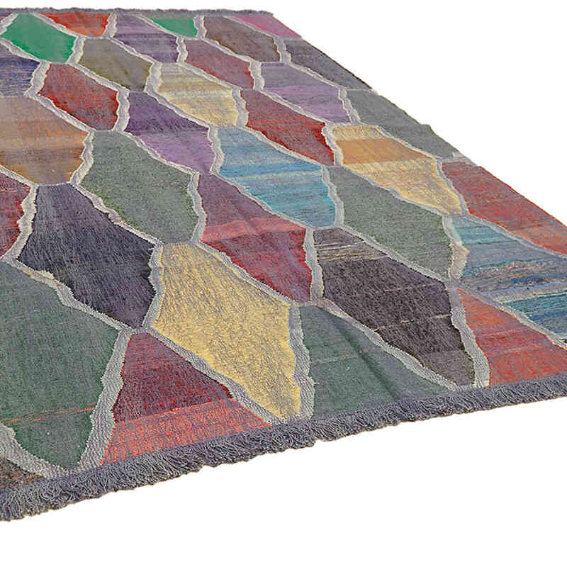New Handwoven Turkish Kilim Rug - 8' 7" x 11' 11" (103" x 143") - K0061861