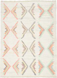 New Handwoven Turkish Kilim Rug - 9' 10" x 12' 11" (118" x 155")