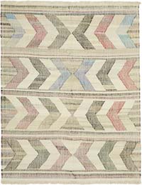 New Handwoven Turkish Kilim Rug - 8' 2" x 10' 1" (98" x 121")