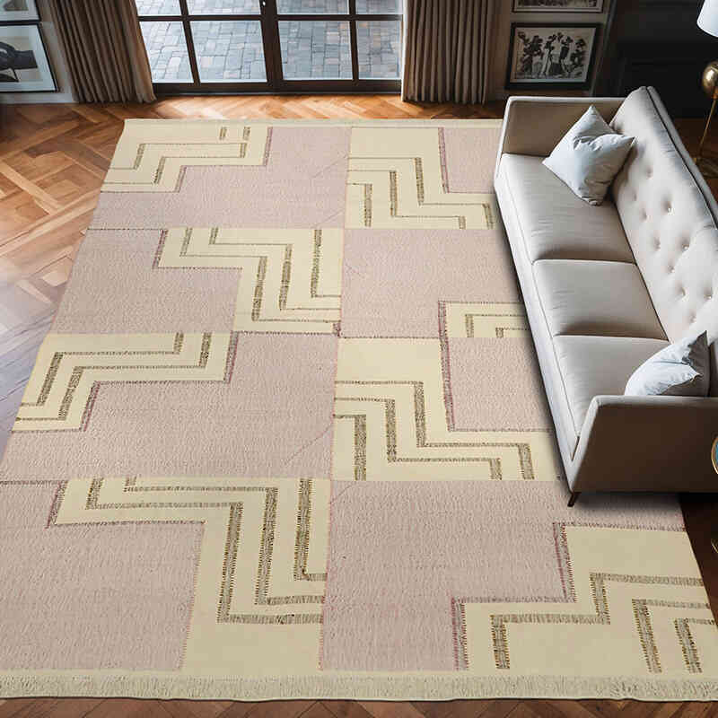 New Handwoven Turkish Kilim Rug - 9' 1" x 12' 3" (109" x 147") - K0061883
