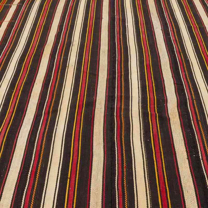 Vintage Turkish Flatweave - 7' 5" x 9' 11" (89" x 119") - K0061908