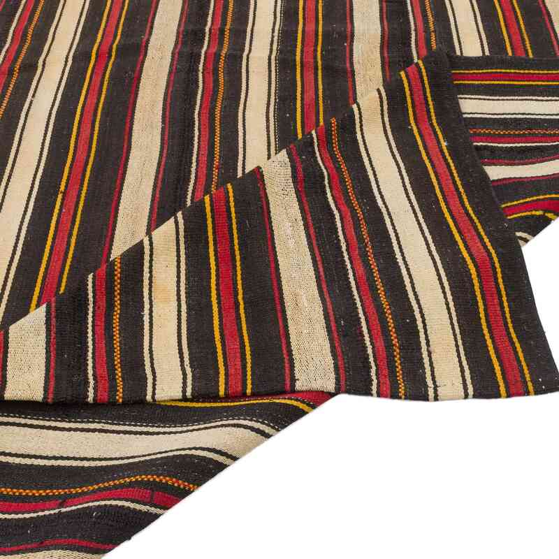 Vintage Turkish Flatweave - 7' 5" x 9' 11" (89" x 119") - K0061908
