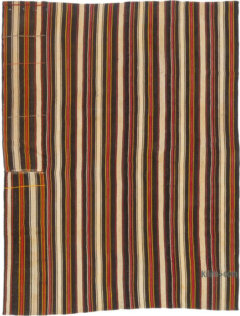 Vintage Turkish Flatweave - 7' 5" x 9' 11" (89" x 119") - K0061908