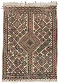 Vintage Konya Cicim Kilim - 176 cm x 238 cm