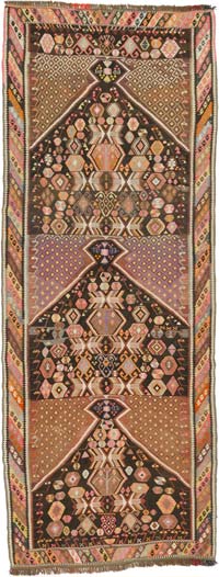 Vintage Kars Kilim Rug - 5' 6" x 14' 6" (66" x 174")