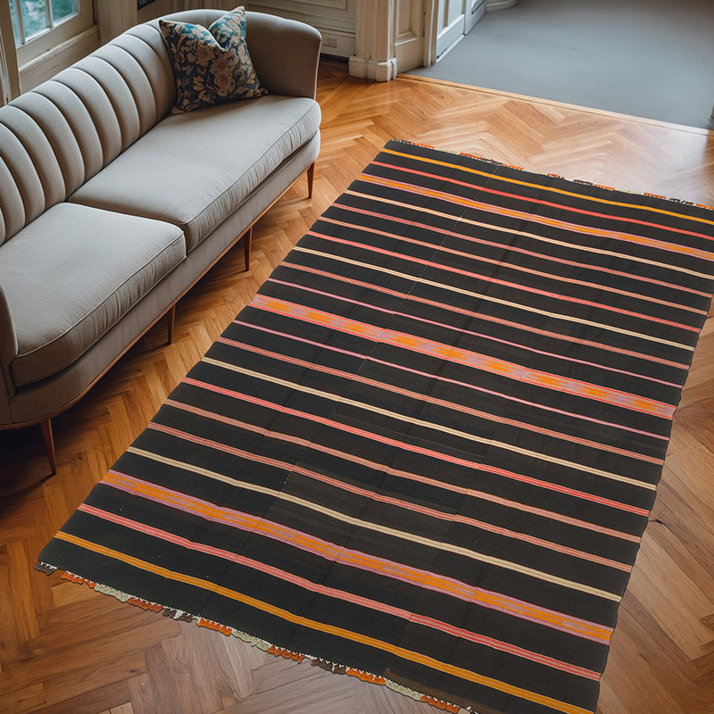 Alfombra Vintage Mersin Kilim - 194 cm x 304 cm - K0061920