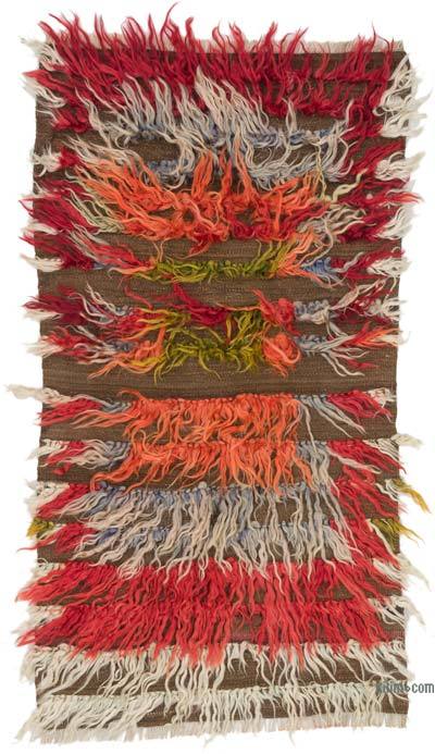 Vintage Anadolu Tülü - 66 cm x 122 cm