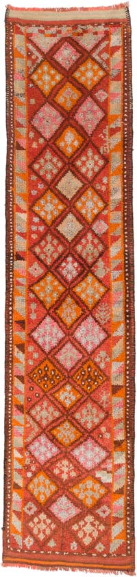 Vintage Anadolu Yolluk - 104 cm x 435 cm