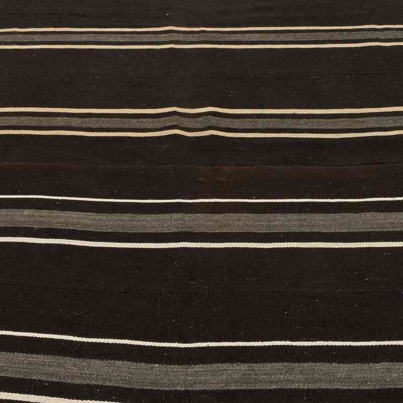 Kahverengi Vintage Anadolu Kilim - 241 cm x 443 cm - K0061969