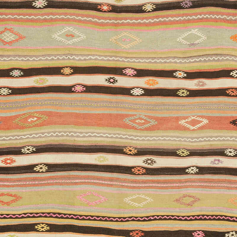 Vintage Manisa Kilim Rug - 5' 3" x 7' 6" (63" x 90") - K0061976