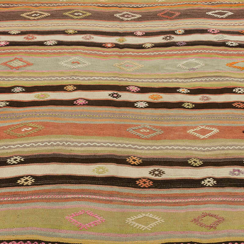 Vintage Manisa Kilim Rug - 5' 3" x 7' 6" (63" x 90") - K0061976