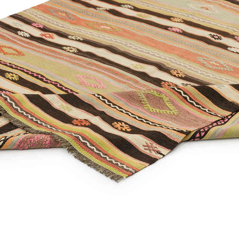 Vintage Manisa Kilim Rug - 5' 3" x 7' 6" (63" x 90") - K0061976