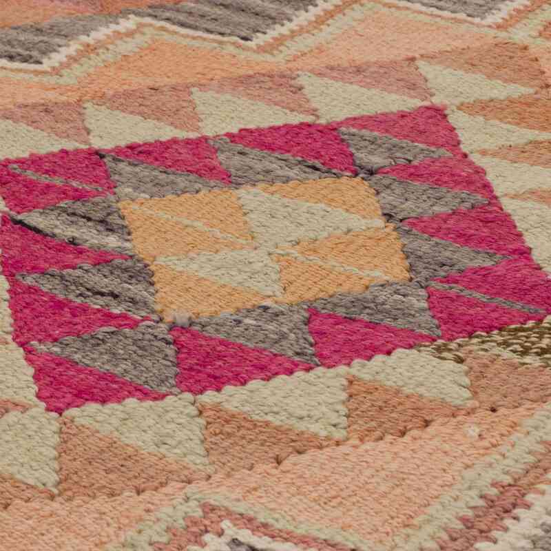 Vintage Tribal Kilim Runner - 3' 1" x 11' 10" (37" x 142") - K0061997