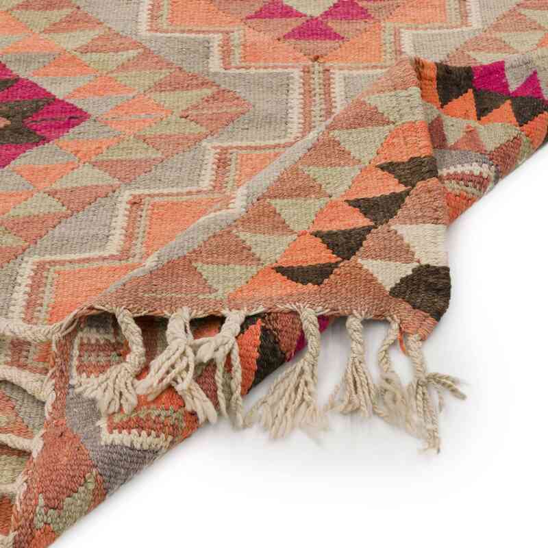 Vintage Tribal Kilim Runner - 3' 1" x 11' 10" (37" x 142") - K0061997