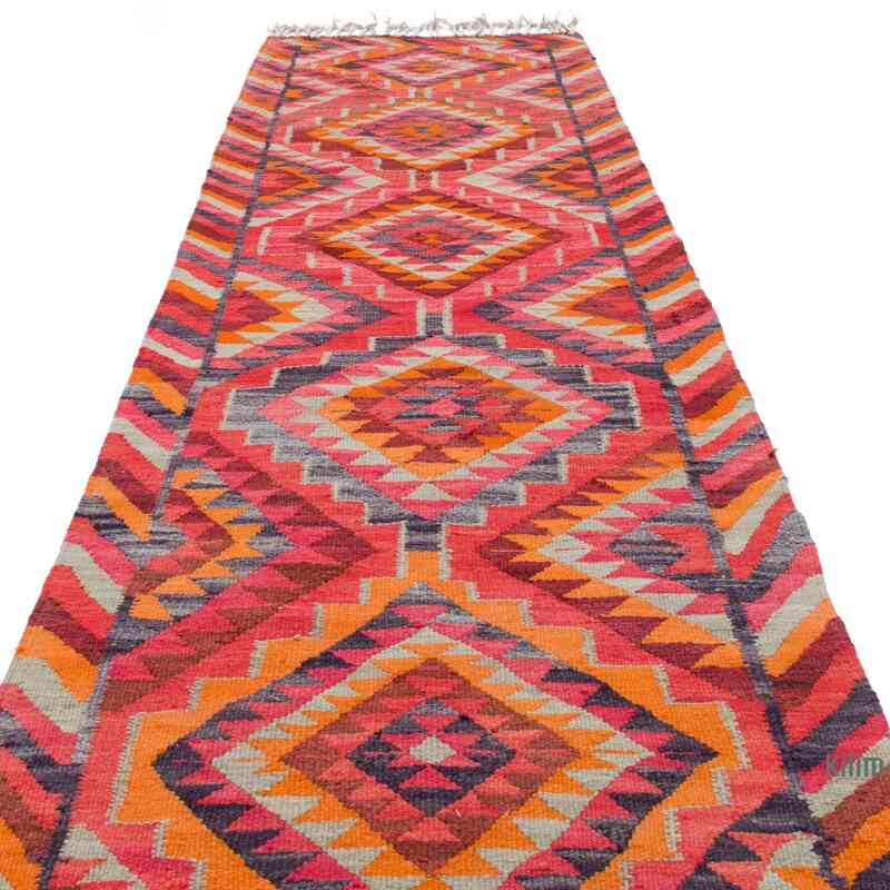 Vintage Anadolu Kilim Yolluk - 105 cm x 345 cm - K0062002