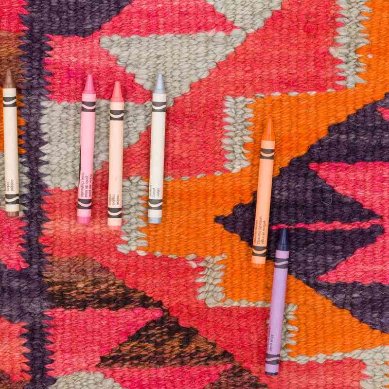 Vintage Anadolu Kilim Yolluk - 105 cm x 345 cm - K0062002