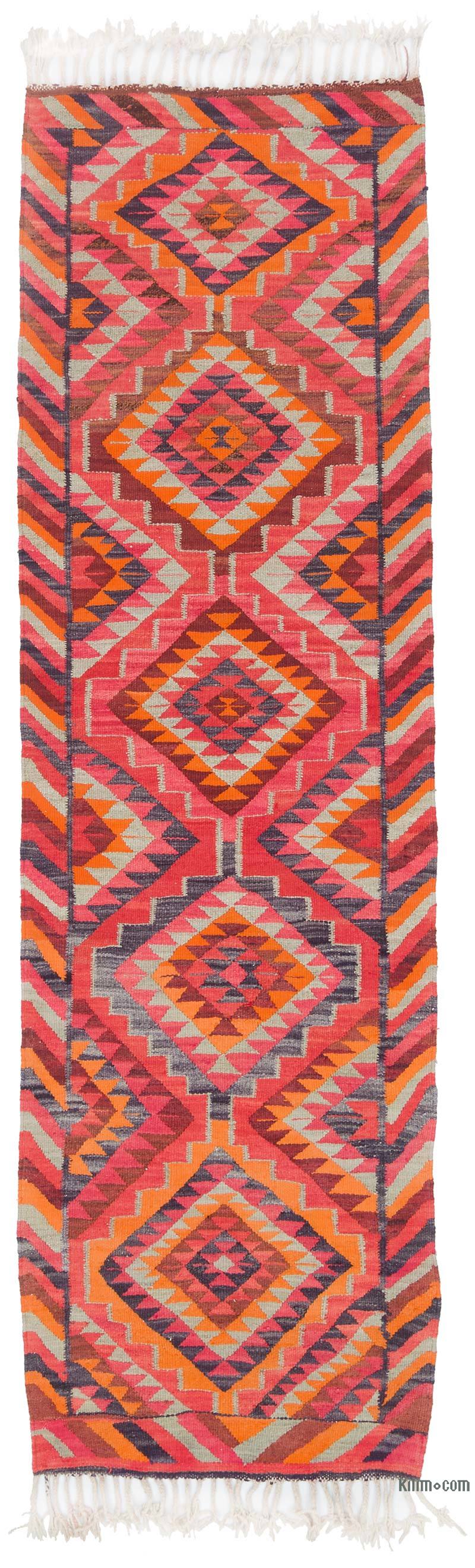 Vintage Anadolu Kilim Yolluk - 105 cm x 345 cm - K0062002