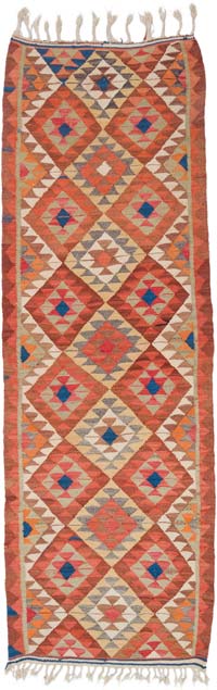 Alfombra Kilim Tribal Vintage - 100 cm x 300 cm