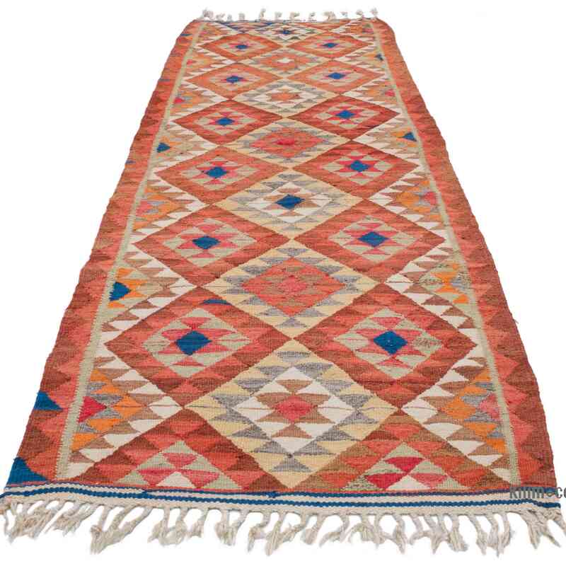 Alfombra Kilim Tribal Vintage - 100 cm x 300 cm - K0062003