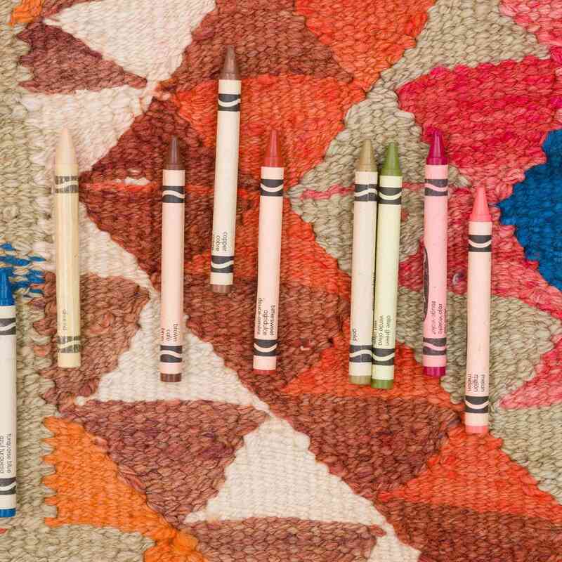 Alfombra Kilim Tribal Vintage - 100 cm x 300 cm - K0062003
