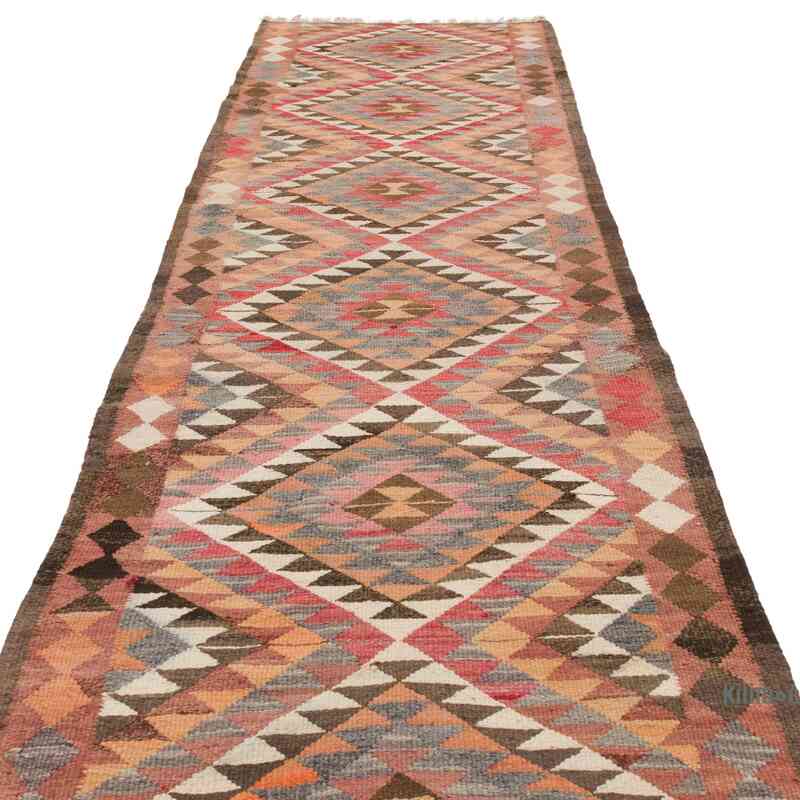 Vintage Anadolu Kilim Yolluk - 98 cm x 320 cm - K0062004
