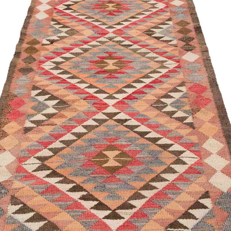 Vintage Anadolu Kilim Yolluk - 98 cm x 320 cm - K0062004