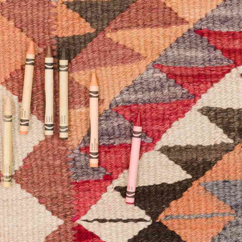 Vintage Anadolu Kilim Yolluk - 98 cm x 320 cm - K0062004