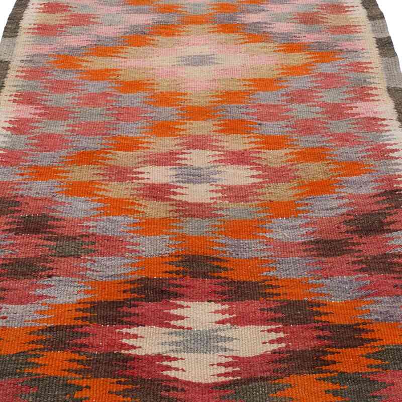 Vintage Anadolu Kilim Yolluk - 110 cm x 303 cm - K0062011