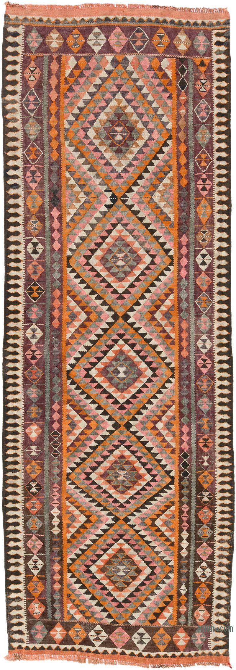 Alfombra Kilim Tribal Vintage - 100 cm x 285 cm - K0062013