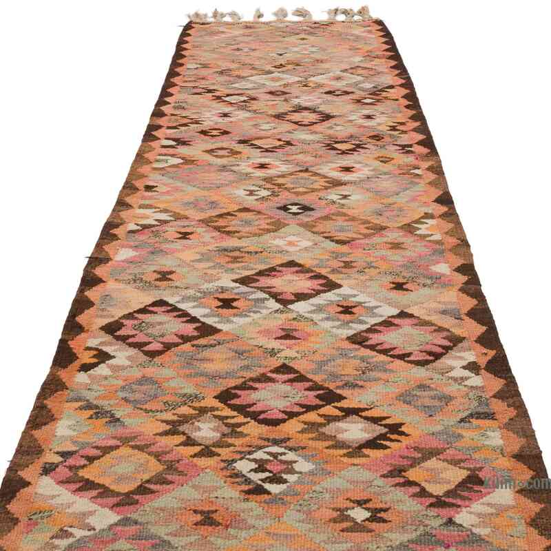 Alfombra Kilim Tribal Vintage - 95 cm x 308 cm - K0062029