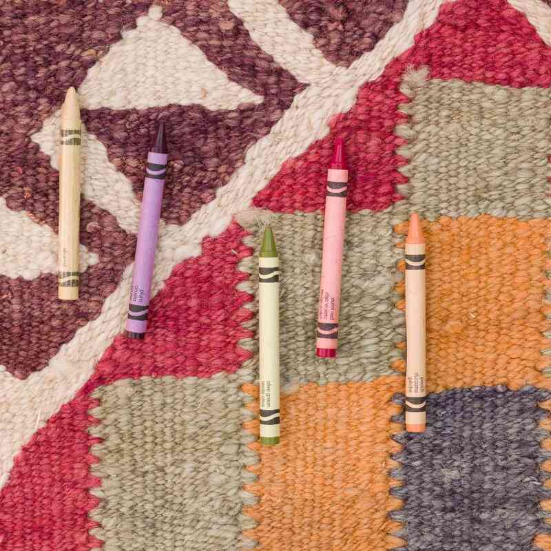 Vintage Tribal Kilim Runner - 3' 2" x 12' 6" (38" x 150") - K0062030