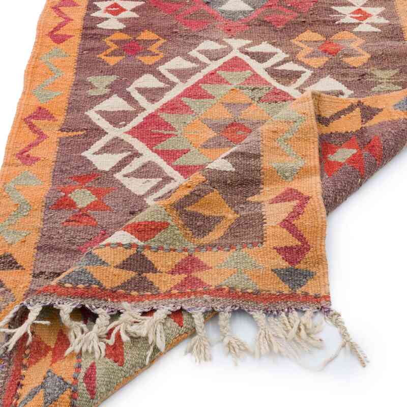 Vintage Tribal Kilim Runner - 3' 2" x 12' 6" (38" x 150") - K0062030