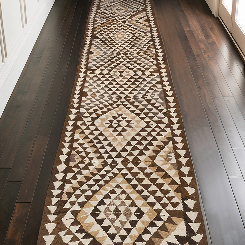 Alfombra Kilim Tribal Vintage - 107 cm x 345 cm - K0062031