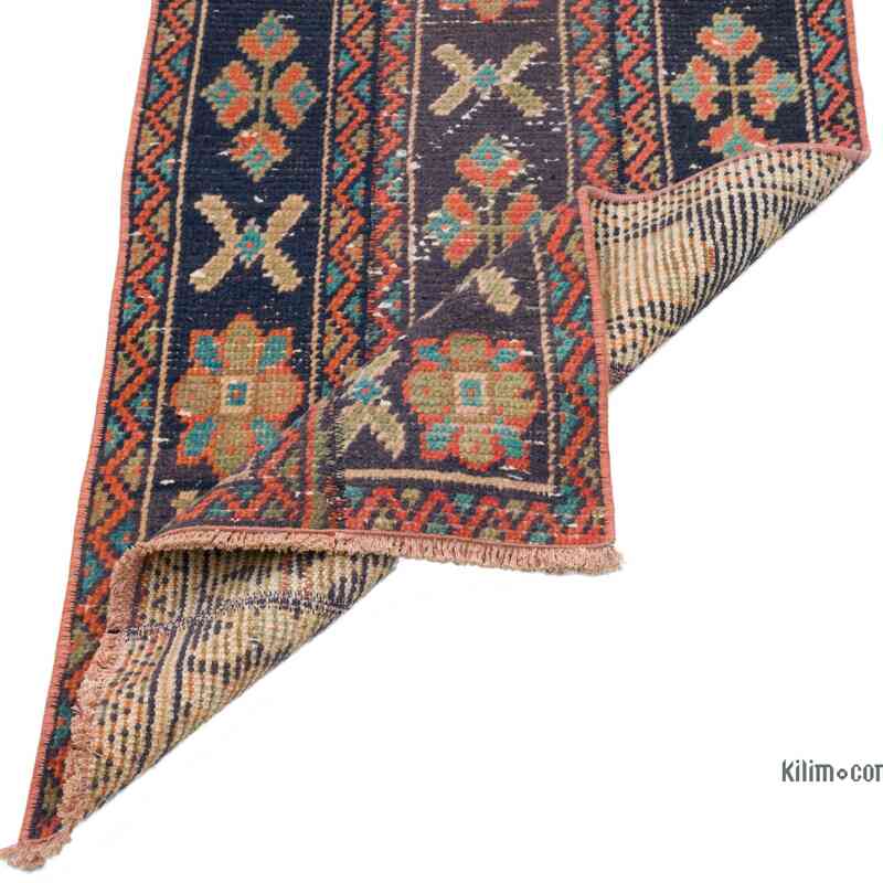 Vintage Turkish Hand-Knotted Runner - 2' 1" x 11'  (25 in. x 132 in.) - K0062034