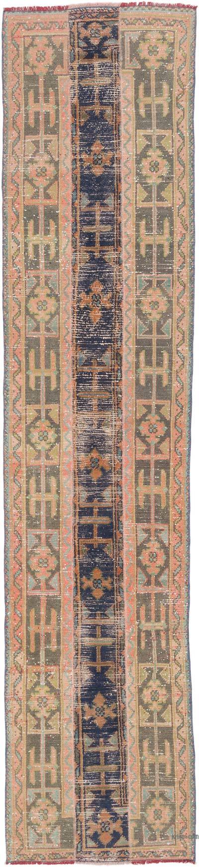 Vintage Turkish Hand-Knotted Runner - 2' 6" x 11' 1" (30 in. x 133 in.)