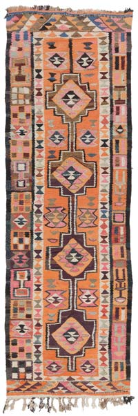Vintage Anadolu Kilim Yolluk - 96 cm x 293 cm