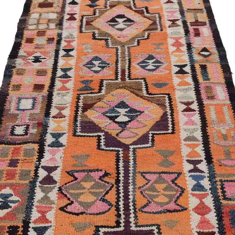 Vintage Tribal Kilim Runner - 3' 2" x 9' 7" (38" x 115") - K0062055
