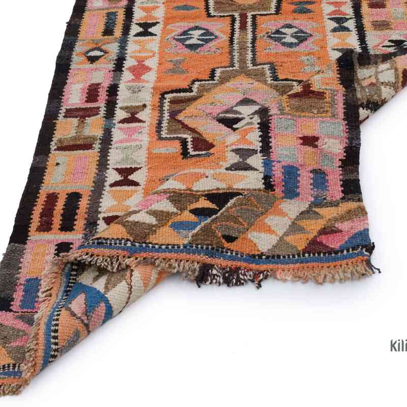 Vintage Tribal Kilim Runner - 3' 2" x 9' 7" (38" x 115") - K0062055