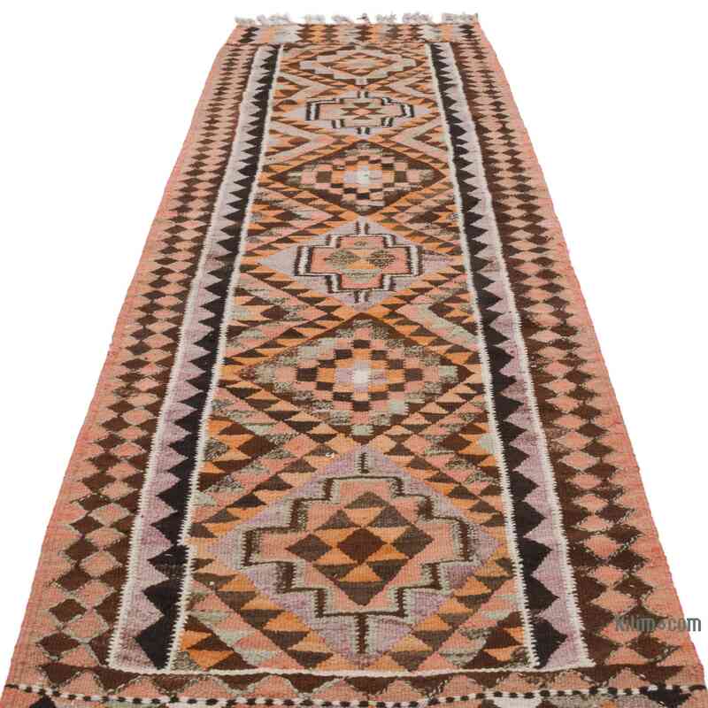 Vintage Tribal Kilim Runner - 3'  x 10' 2" (36" x 122") - K0062063